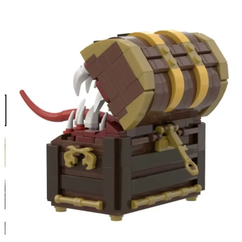 MOC Game Mimic Moster Treasure Chest Building Blocks Set - NEW Sealed Box